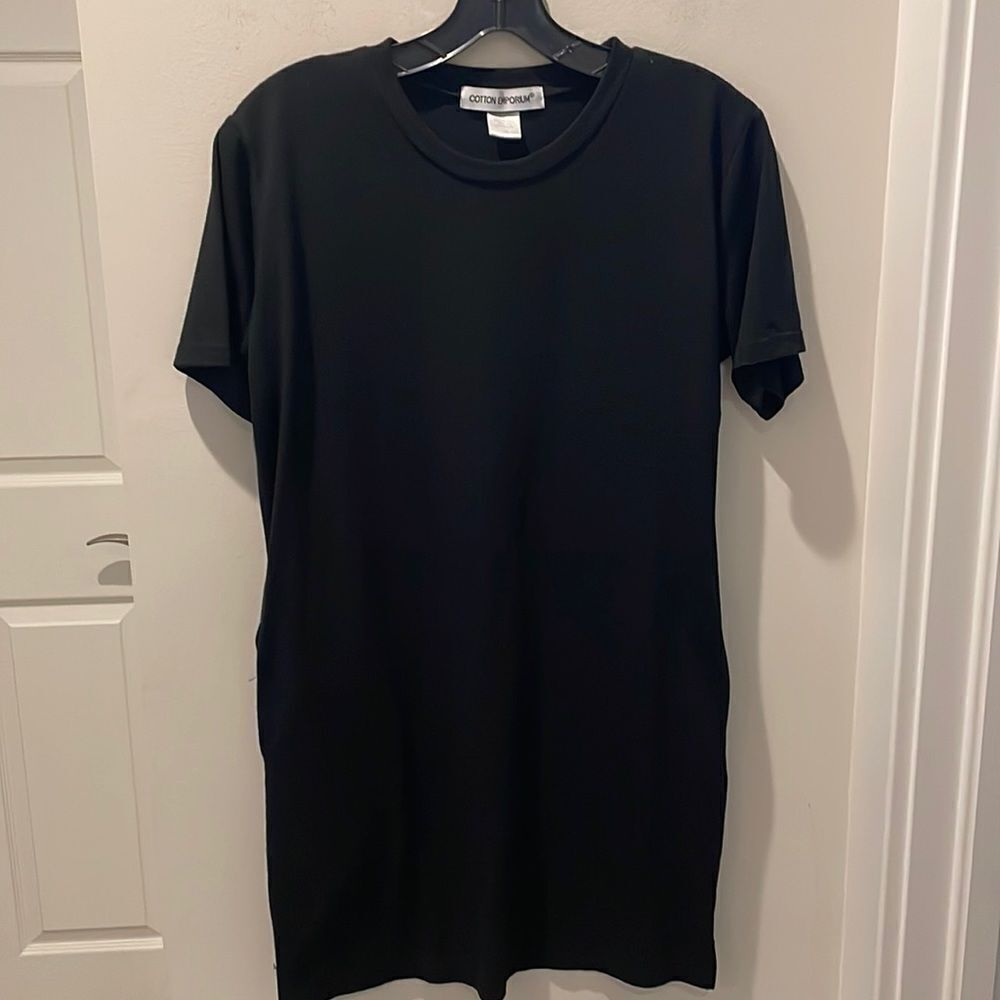 Cotton Emporium T-shirt dress black size XS